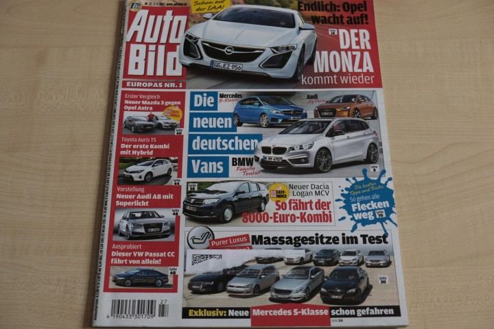 Deckblatt Auto Bild (27/2013)